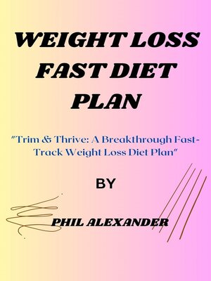 cover image of WEIGHT LOSS FAST DIET PLAN